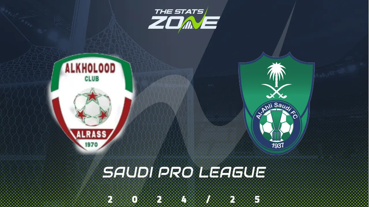 Al Kholood Vs Al Ahli Preview Team News Prediction The Stats Zone