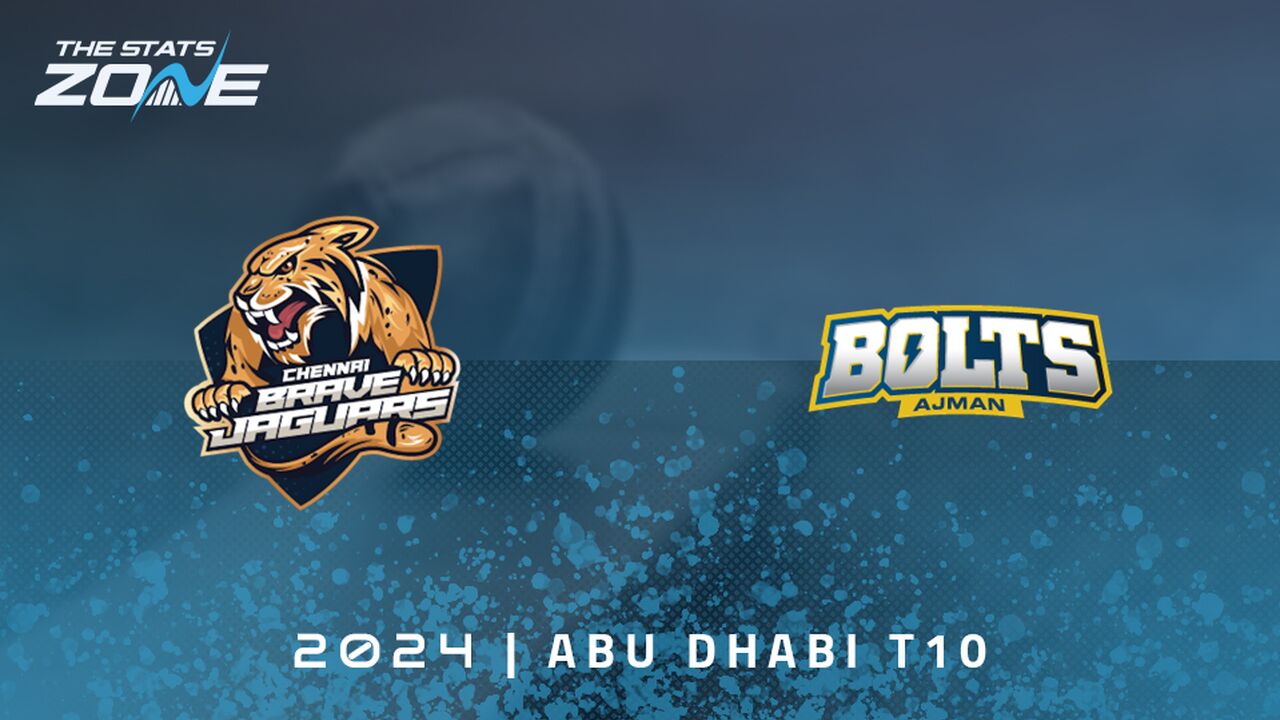 Chennai Brave Jaguars vs Ajman Bolts Preview & Prediction | 2024 Abu Dhabi T10 | League Stage