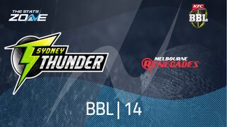 Sydney Thunder vs Melbourne Renegades Preview & Prediction | BBL|14 | League Stage