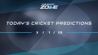 Today's Cricket Predictions (03/01/25)