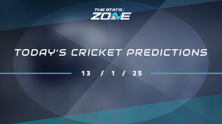 Today's Cricket Predictions (13/01/25)