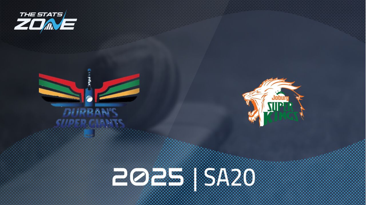 Durban’s Super Giants vs Joburg Super Kings Preview & Prediction | 2025 SA20 | League Stage