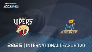 Desert Vipers vs MI Emirates Preview & Prediction | 2025 International League T20 | League Stage