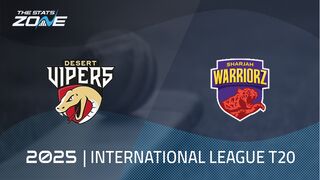 Desert Vipers vs Sharjah Warriorz Preview & Prediction | 2025 International League T20 | League Stage