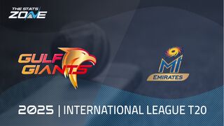 Gulf Giants vs MI Emirates Preview & Prediction | 2025 International League T20 | League Stage