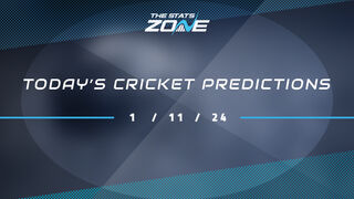 Today's Cricket Predictions (01/11/24)